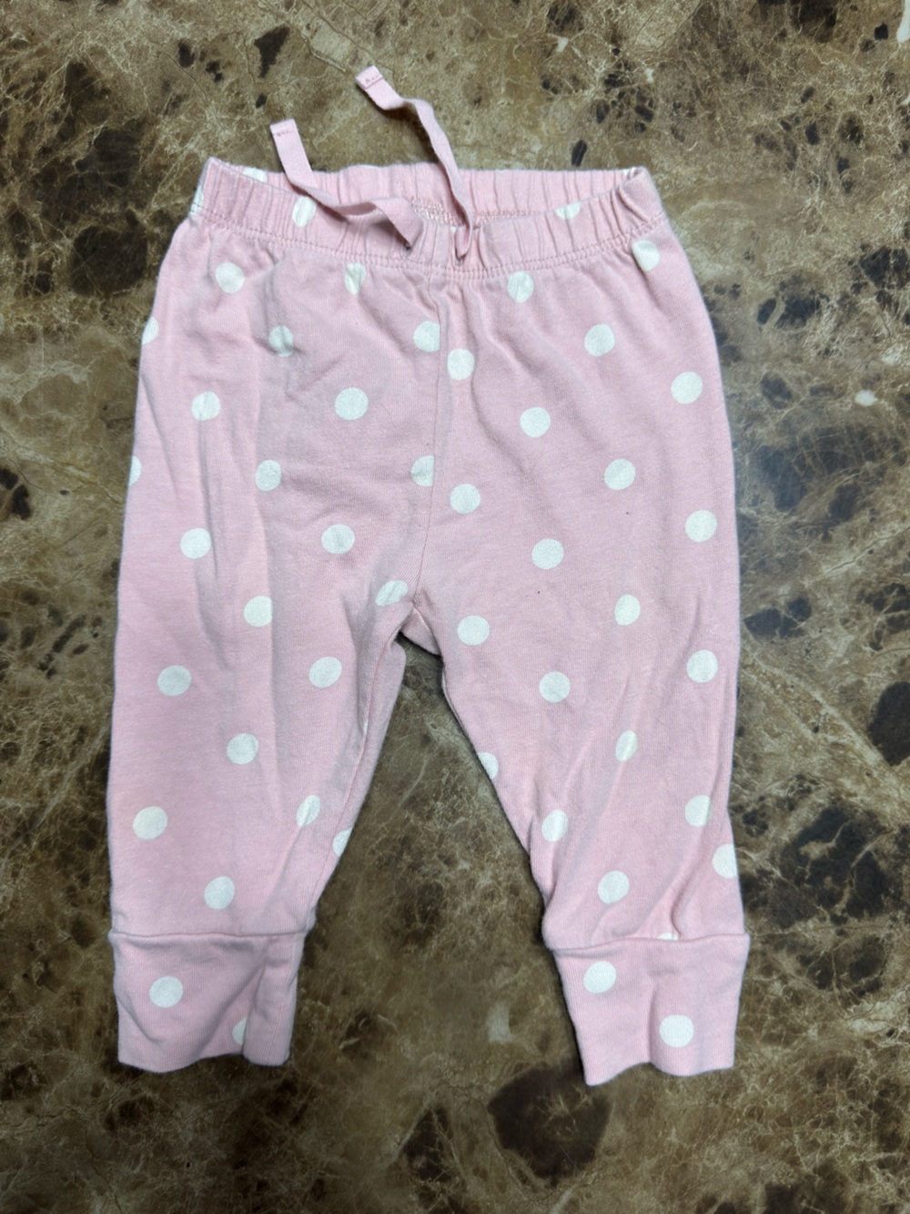 GAP Pink Bottoms with White Polka Dots